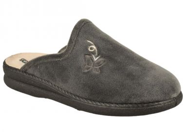 Παντόφλες γυναικείες | Υφασμάτινες | Υφαντίδης | 524624 | Γκρι - Υφαντίδης - 